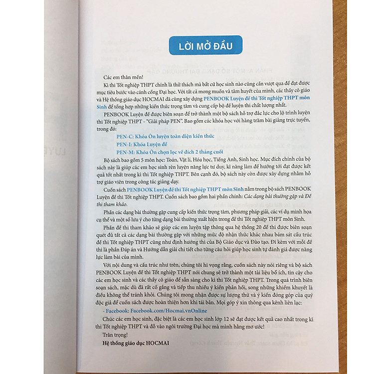 PENBOOK - Luyện Đề Thi Tốt Nghiệp THPT Môn Sinh - 2021 - Ảnh 3