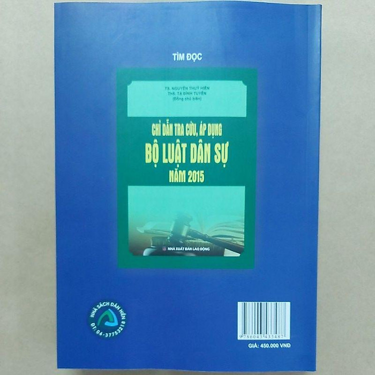 Chỉ dẫn tra cứu áp dụng Bộ luật tố tụng dân sự năm 2015 (Tái bản có sđ,bs 2022) - Ảnh 4