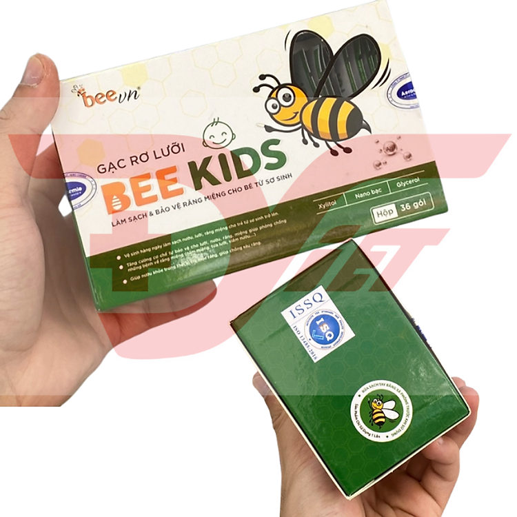 Gạc rơ lưỡi Bee Kids 36 gói Chính hãng Giá tốt - Hình ảnh 3
