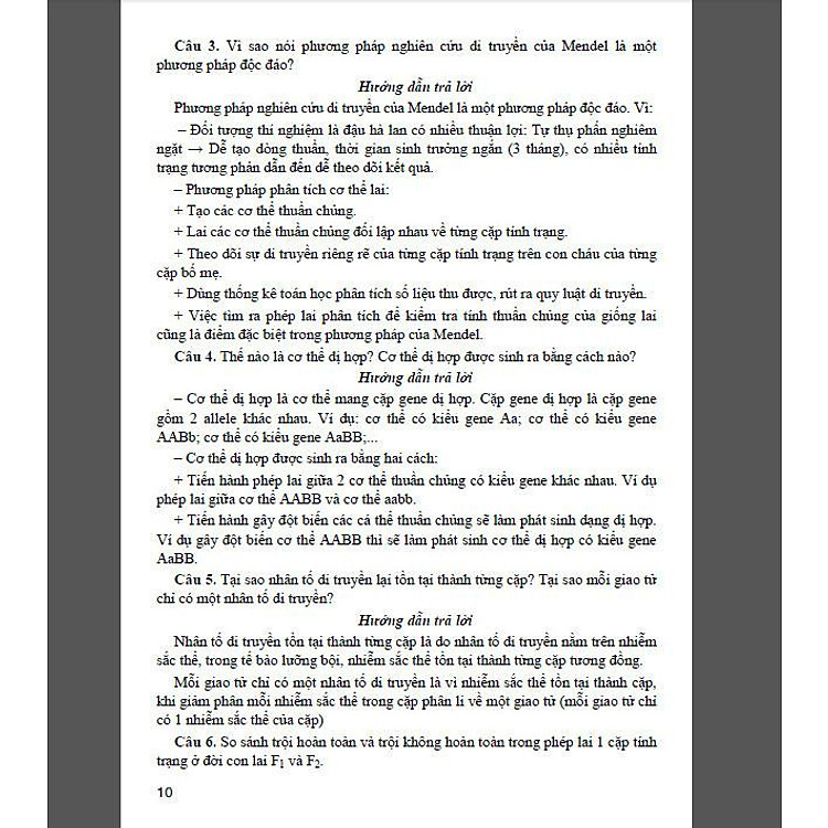 Bồi Dưỡng Học Sinh Giỏi Sinh Học 9 (Tái bản 2024) - Ảnh 3