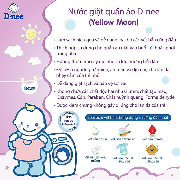 Mua Nước giặt D-nee cho bé 3000ml Chính hãng Tiết kiệm - Hình ảnh 3