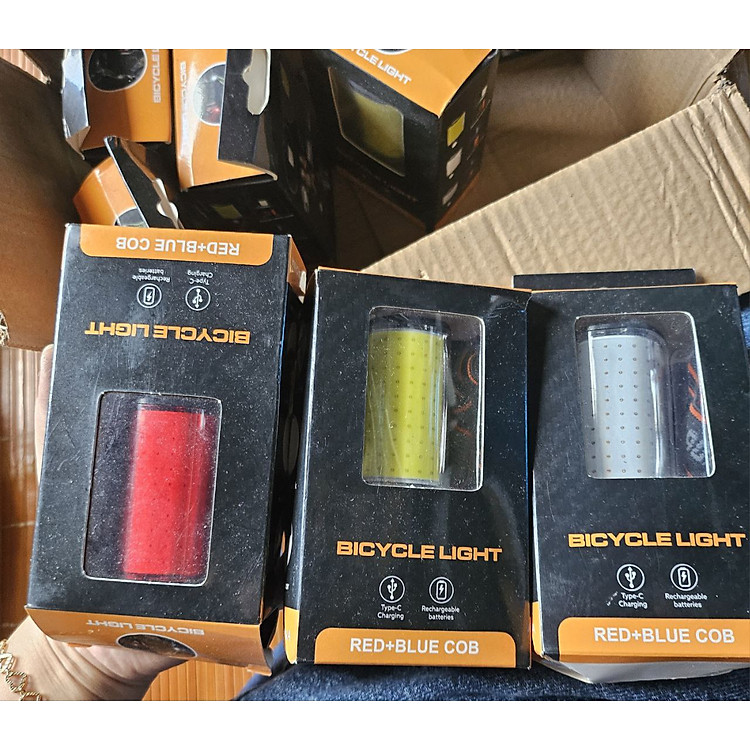 Đèn xe đạp đèn phía sau xe ánh sáng led có thể sạc lại USB thiết kế chống nước và sạc type C