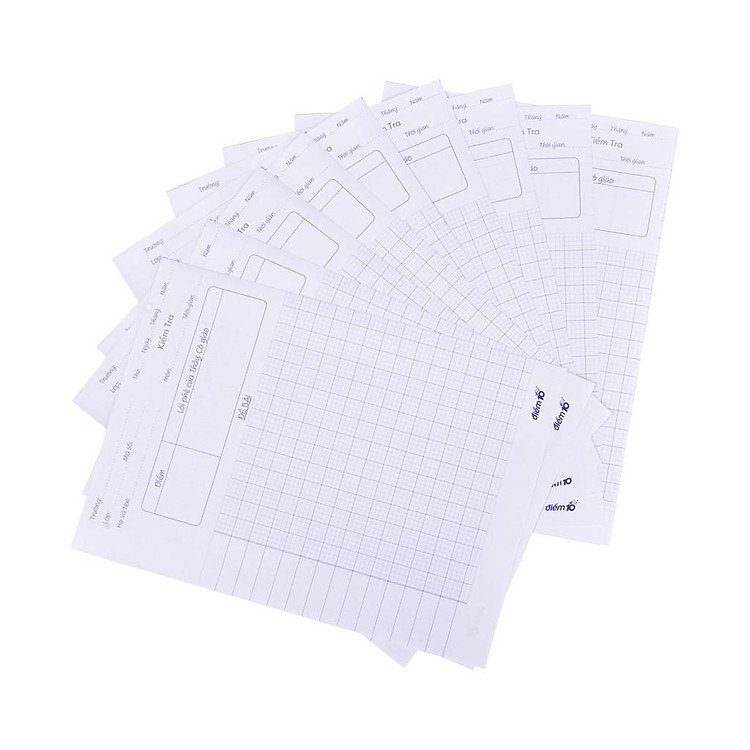 Giấy Kiểm Tra Điểm 10 TP-GKT02 4 Ô Ly Vuông - Ảnh 3