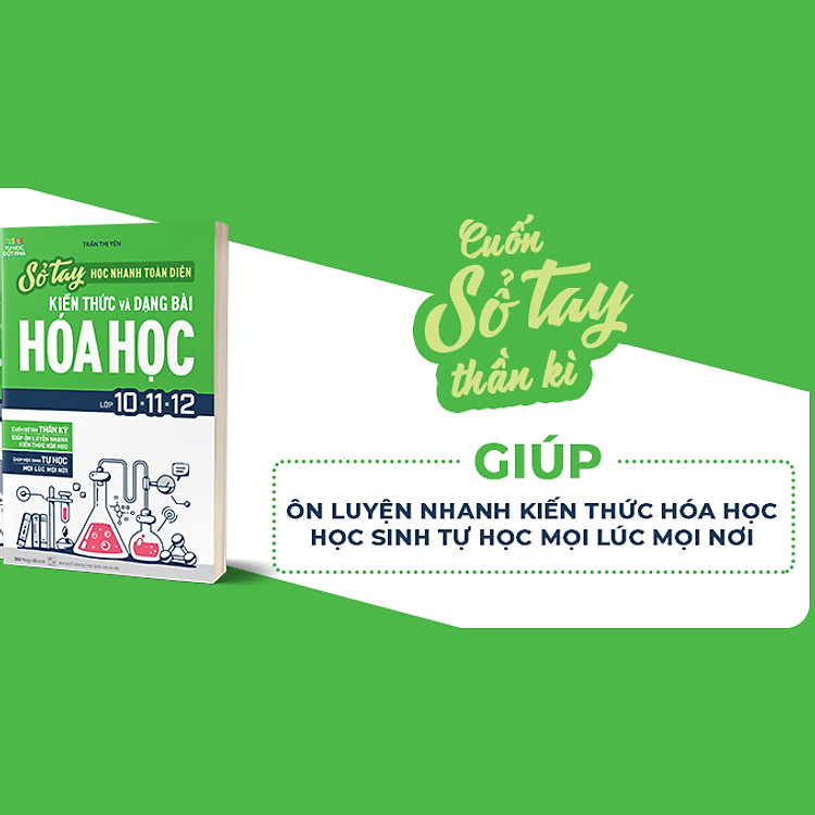 Sổ Tay Học Nhanh Toàn Diện Kiến Thức Và Dạng Bài Hóa Học Lớp 10 - 11 - 12 - Ảnh 3