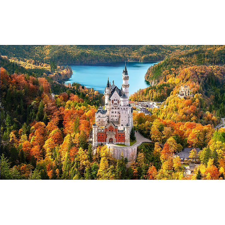 Bộ Tranh Xếp Hình 1500 Mảnh Lâu Đài Chính hãng Giá tốt - Hình ảnh 2