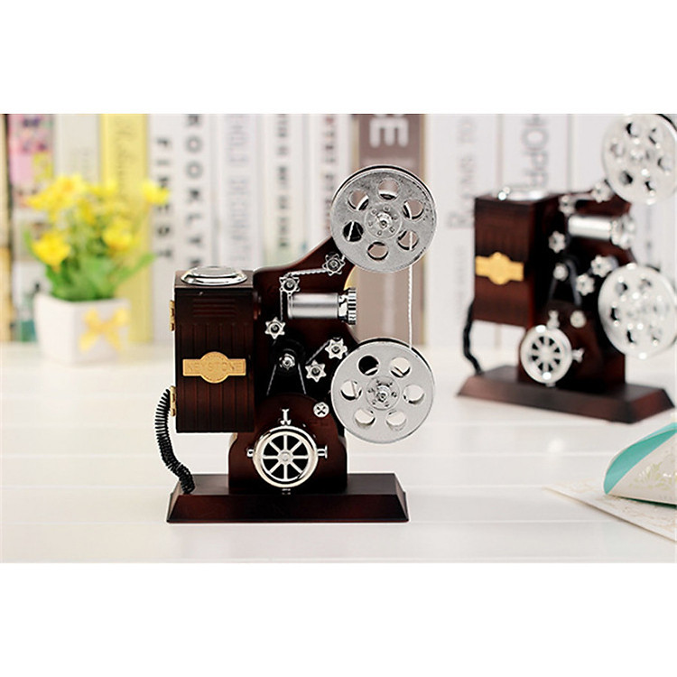 HỘP ÂM NHẠC MÁY QUAY PHIM CỔ ĐIỂN