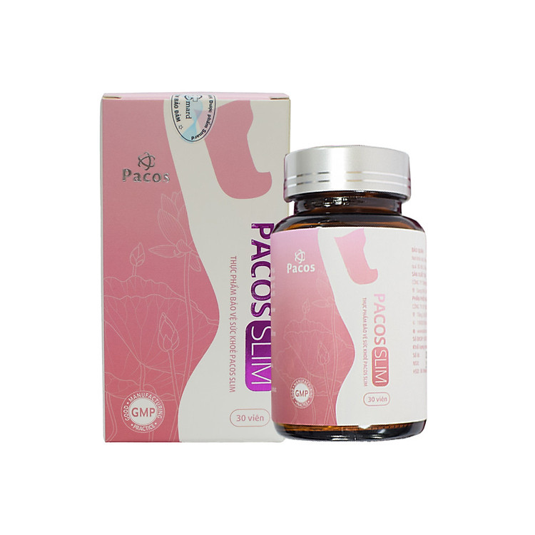 Thực phẩm hỗ trợ giảm cân nhanh Pacos Slim chiết xuất thiên nhiên vitamin an toàn hiệu quả