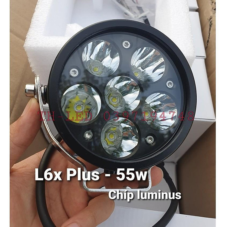 Đèn Trợ Sáng L6x Plus Công Xuất Lớn 55w - Chíp Luminus