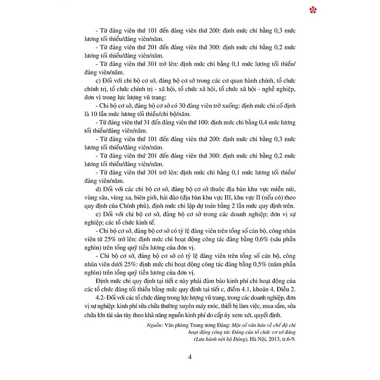 Sổ Chi Hoạt Động Công Tác Đảng - Bản In 2024 - Ảnh 6