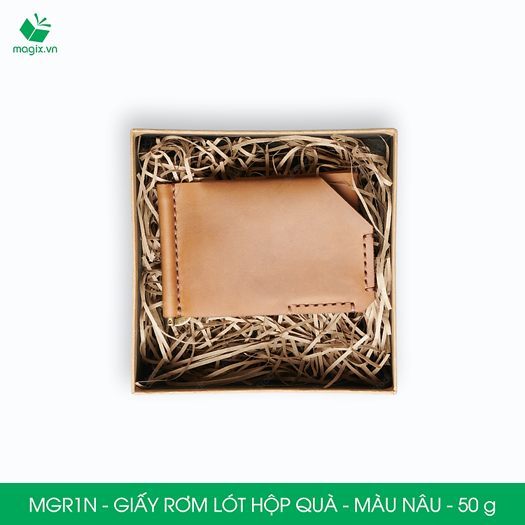 Giấy Rơm Lót Hộp Quà Màu Nâu (50g) - Ảnh 3