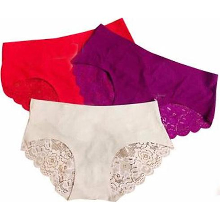 COMBO 03 QUẦN LÓT NỮ SU PHỐI REN SAU SIÊU ĐẸP QL1303 (Màu ngẫu nhiên)