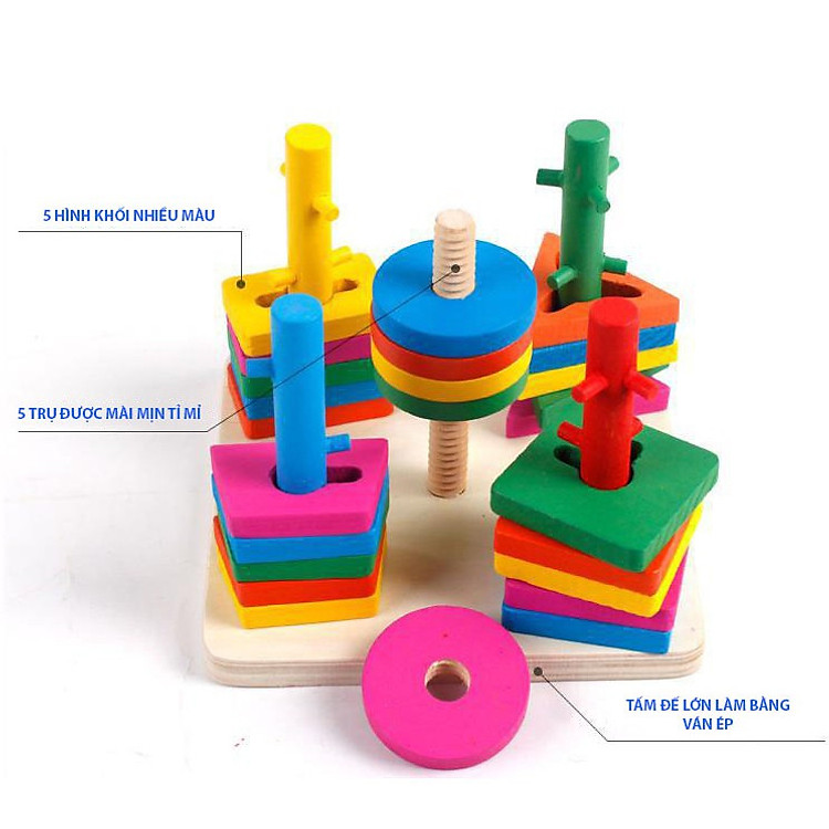 Đồ Chơi Montessori Luồn Cọc Zic Zac Chính hãng Tiết kiệm - Hình ảnh 5