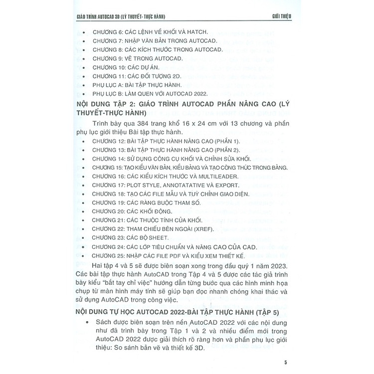 Giáo Trình Autocad 3D - Lý Thuyết-Thực Hành - Ảnh 4