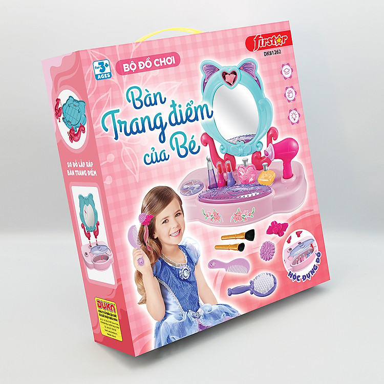 Bộ Đồ Chơi Bàn Trang Điểm DK81262 Chính hãng Tiết kiệm - Hình ảnh 2