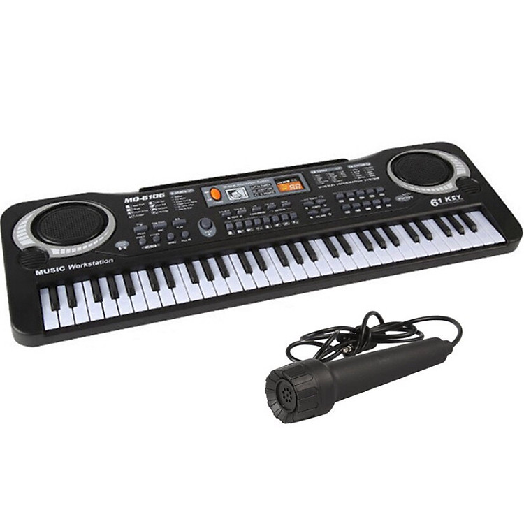 Đàn piano điện 61 phím kèm micro, tăng dụng cụ làm trắng răng WhiteLight