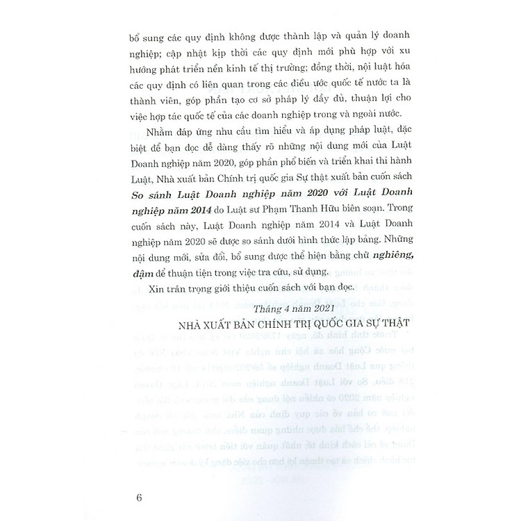 So Sánh Luật Doanh Nghiệp Năm 2020 Với Luật Doanh Nghiệp Năm 2014 - Ảnh 5