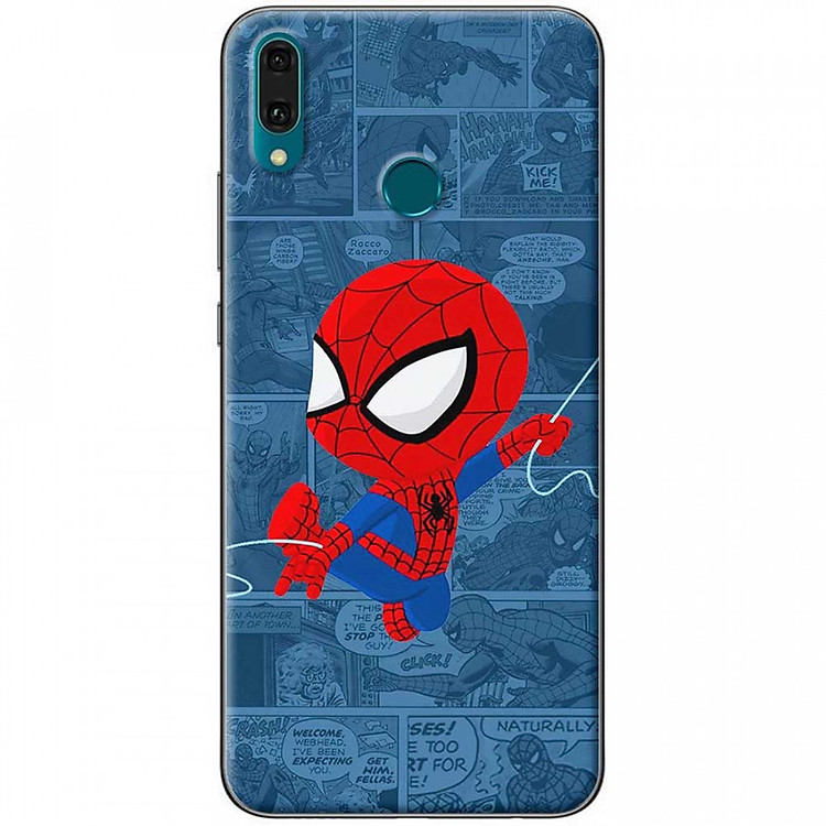 Ốp lưng dành cho Huawei Y9 2019 mẫu Người nhện truyện tranh