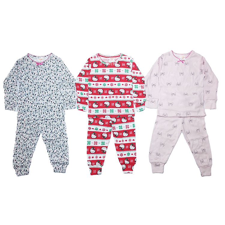 Combo 3 Bộ Carter BOZIP Thu Đông Cho Bé Gái Siêu Dễ Thương