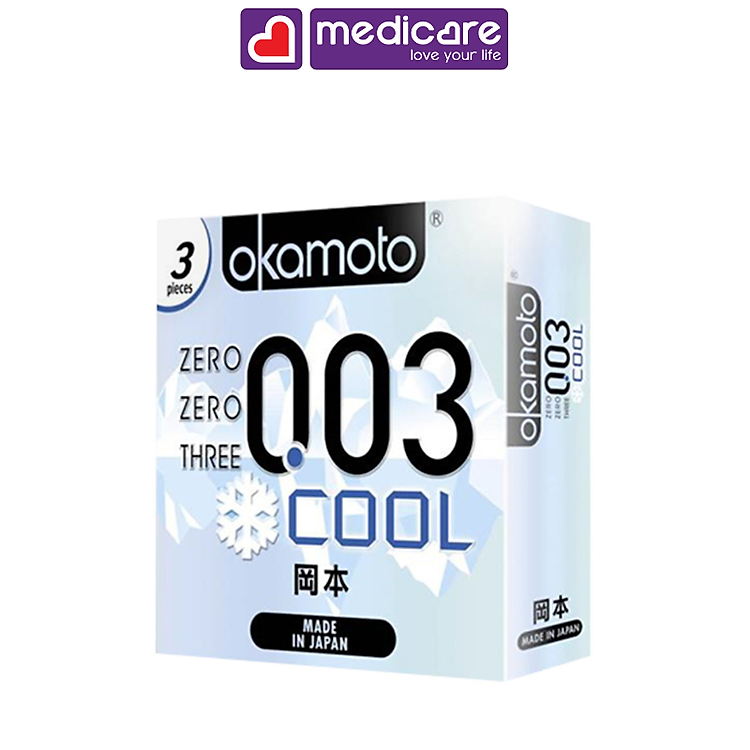 Bao cao su OKAMOTO hộp 3 cái