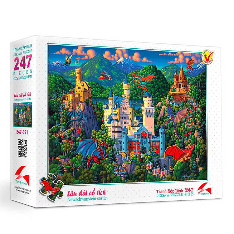 Mua tại Lazada: Tranh Xếp Hình Lâu Đài Neuschwanstein 247 Chính hãng Ưu đãi