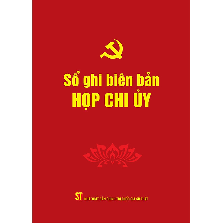 Sổ ghi biên bản họp chi ủy