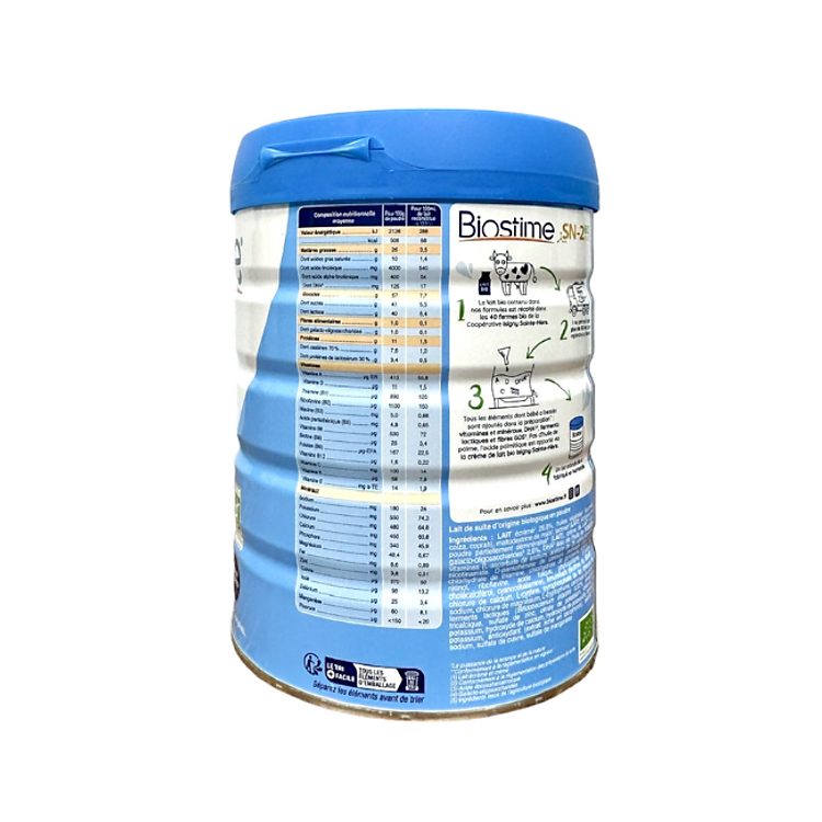 Sữa Bò Organic Biostime Số 2 800g - Hình ảnh 2