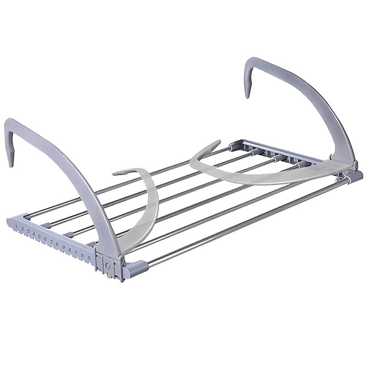 Dàn phơi đồ thông minh gấp gọn treo ban công GS0065