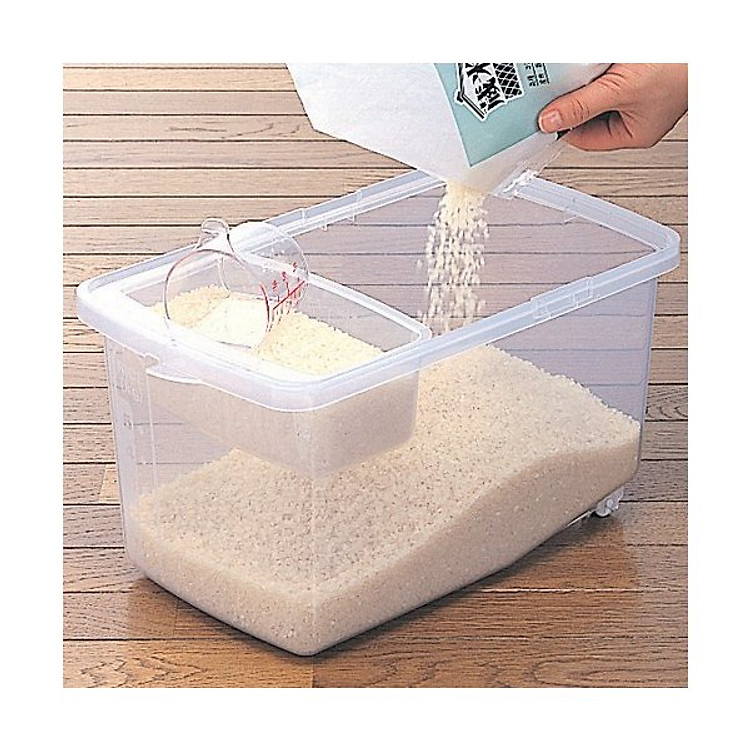 Thùng đựng thực phẩm khô:gạo, đậu hạt, ngô - hàng nội địa Nhật