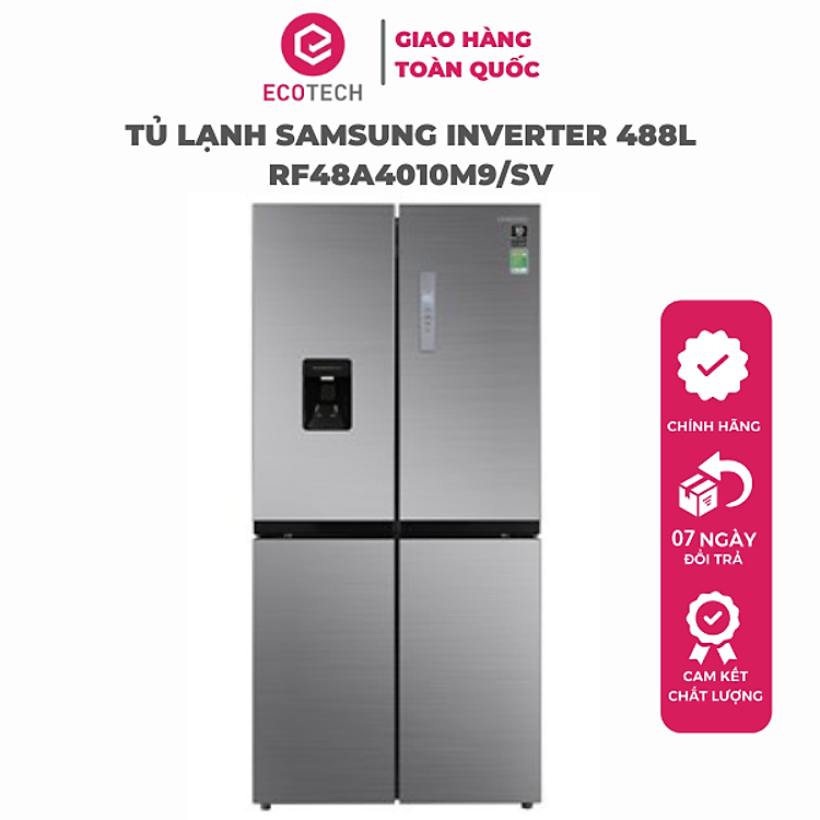 Tủ Lạnh Samsung Inverter 488L RF48A4010M9/SV - Hàng Chính Hãng