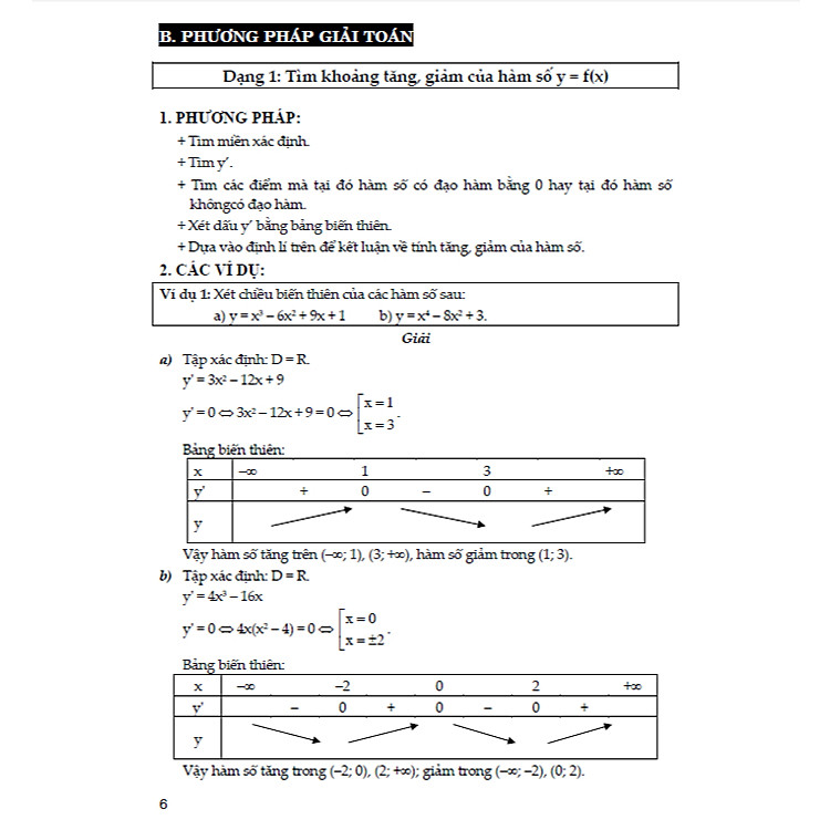 Kĩ Thuật Giải Nhanh Bài Toán Giải Tích 12 - Ảnh 2