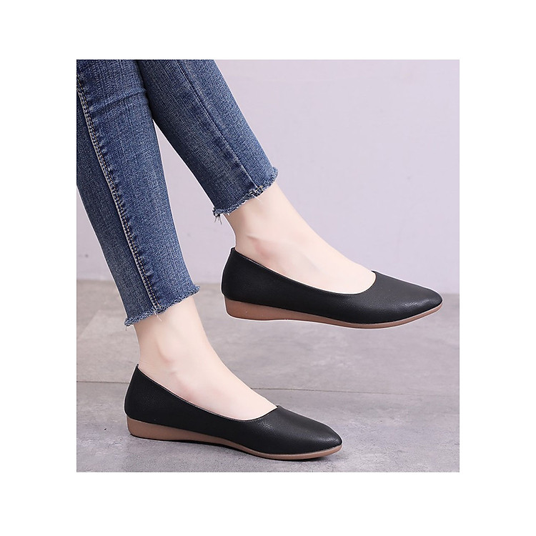 Giày búp bê nữ phong cách công sở kiểu dáng cơ bản V195