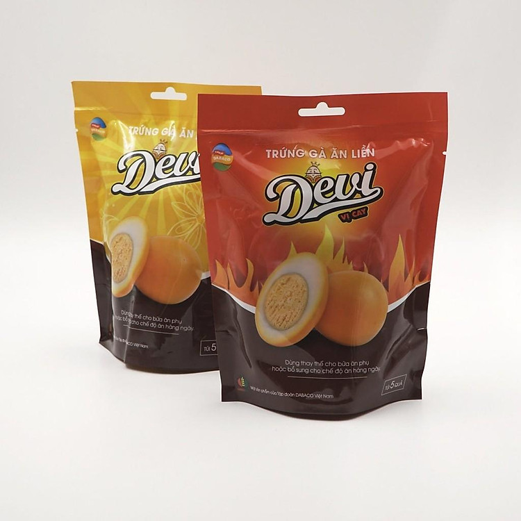 Trứng gà ăn liền Devi túi 5 cay, thường(10 quả )