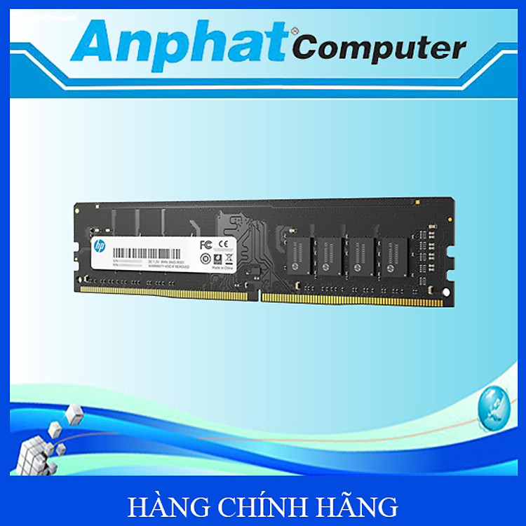 Bộ nhớ RAM PC hiệu HP Model V2 DDR4 3200MHz U-DIMM 16GB - Hàng Chính Hãng