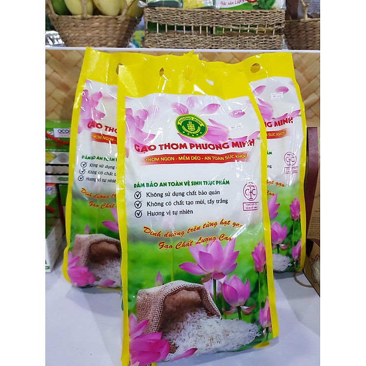 Gạo thơm Phương minh ST25 túi 5kg