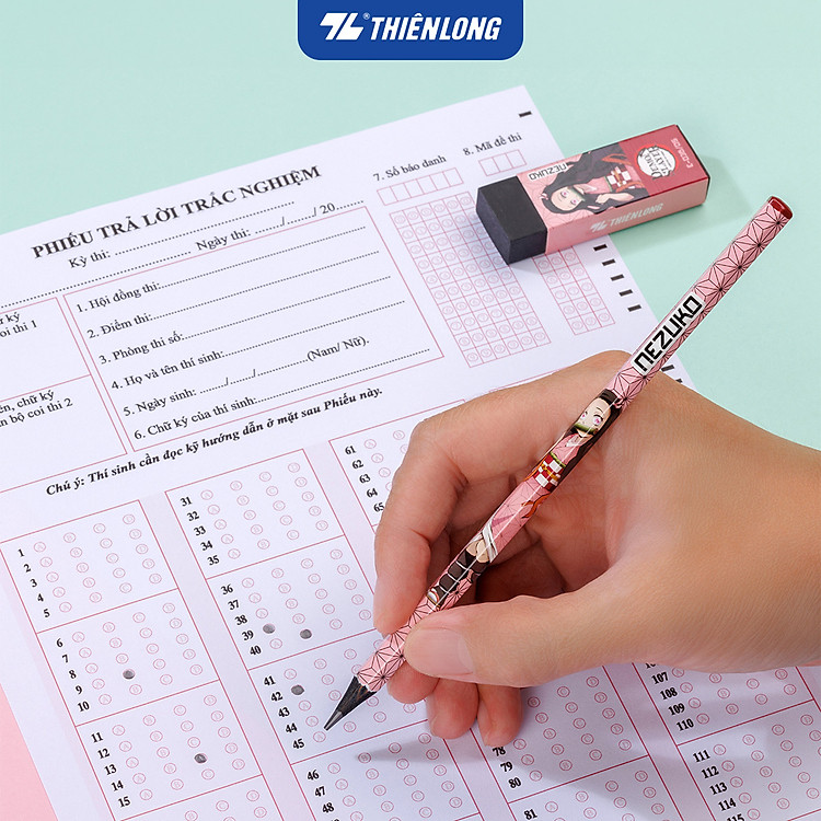 Bộ Bút Chì Gỗ Đen Thiên Long GP-030/DS (10 chiếc) - Ảnh 7