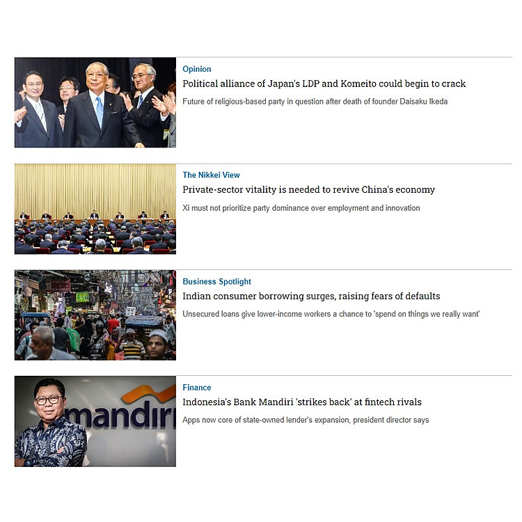 Tạp chí Tiếng Anh - Nikkei Asia 2024: kỳ 01 - Ảnh 3