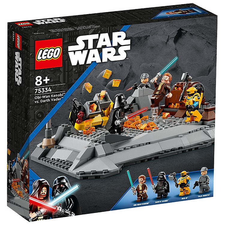 Tìm mua tại Avakids: Đồ Chơi LEGO STAR WARS Obi-Wan vs Darth Vader - Ngập tràn khuyến mãi