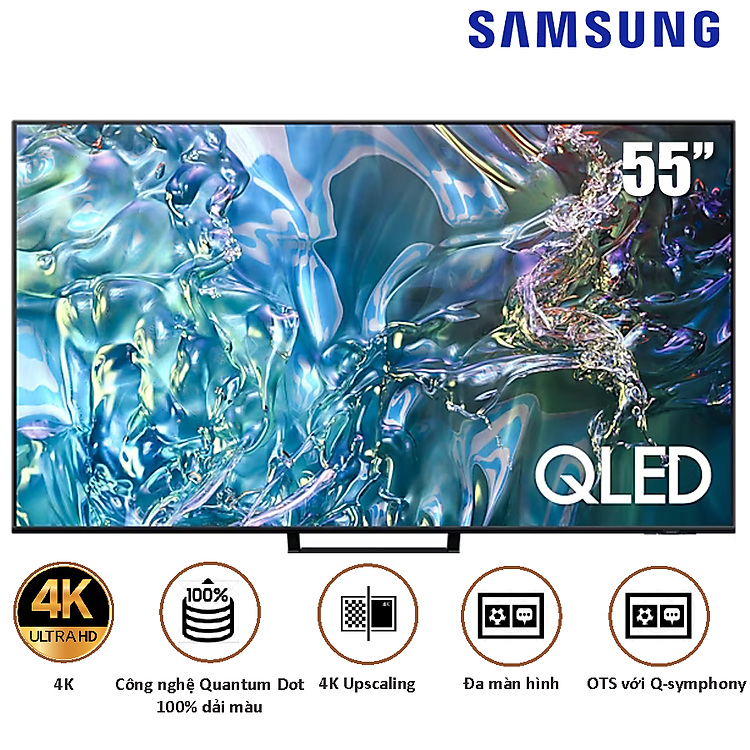 Smart Tivi QLED Samsung 4K 55 inch QA55Q60DAKXXV - Hàng Chính Hãng