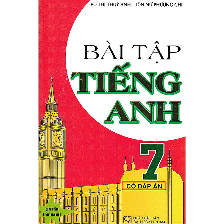 Mua tại Newshop :Bài Tập Tiếng Anh 7 Có Đáp Án