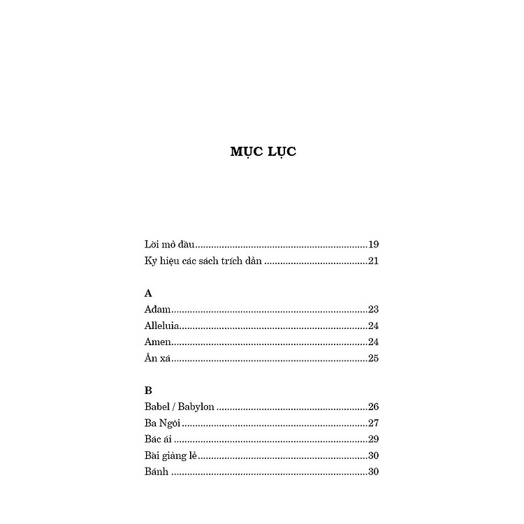 Từ Ngữ Giản Lược - Tìm Hiểu Đức Tin - Giáo Lý - Phụng Vụ - Ảnh 2