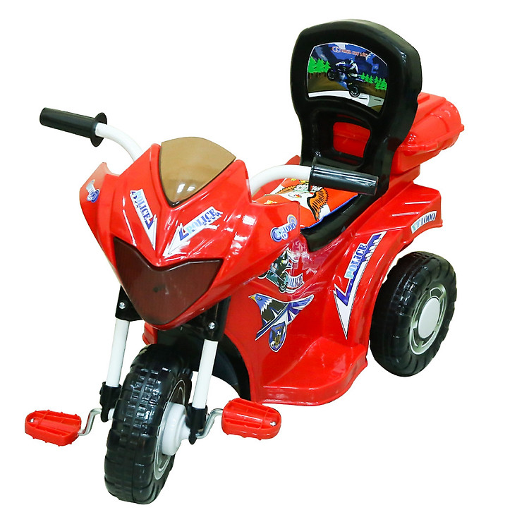 Xe 3 Bánh Nhựa Chợ Lớn L9 Police K.1 (Không Nhạc) - M1377A-X3B - Giao màu ngẫu nhiên