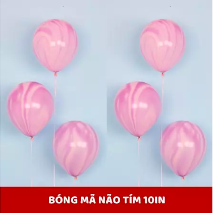 Bóng bay vân đá Sơn Thuỷ (100 chiếc) - Vàng - Ảnh 7