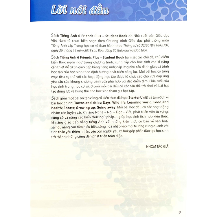 Tiếng Anh 6 - Friends Plus - Student Book (2023) - Ảnh 4