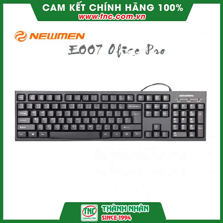 Bàn phím văn phòng có dây Newmen E007-Hàng chính hãng