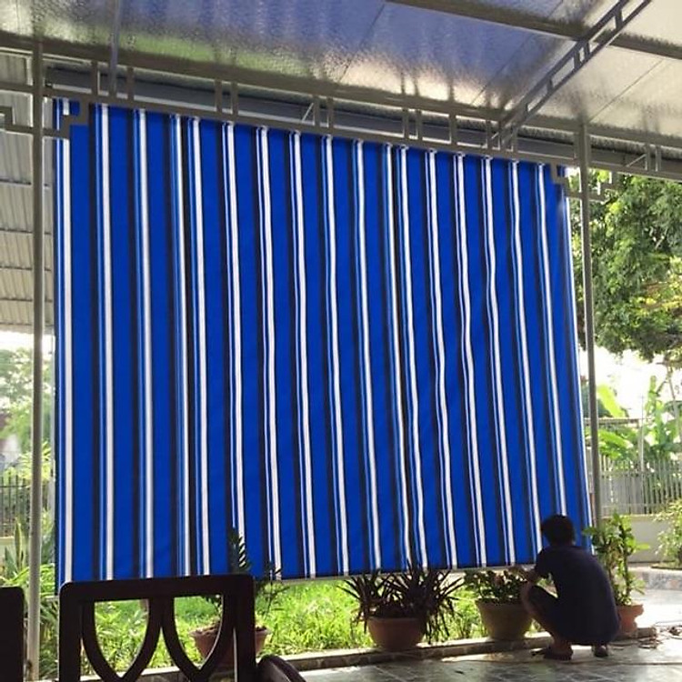 Bạt tự cuốn che nắng mưa đầy đủ phụ kiện( rong 2m x cao 2m8 )