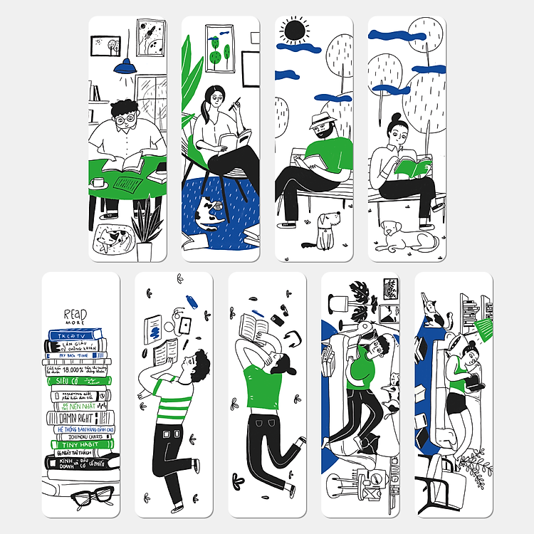 Bộ Bookmark 1% Tinh Hoa – Happy Live