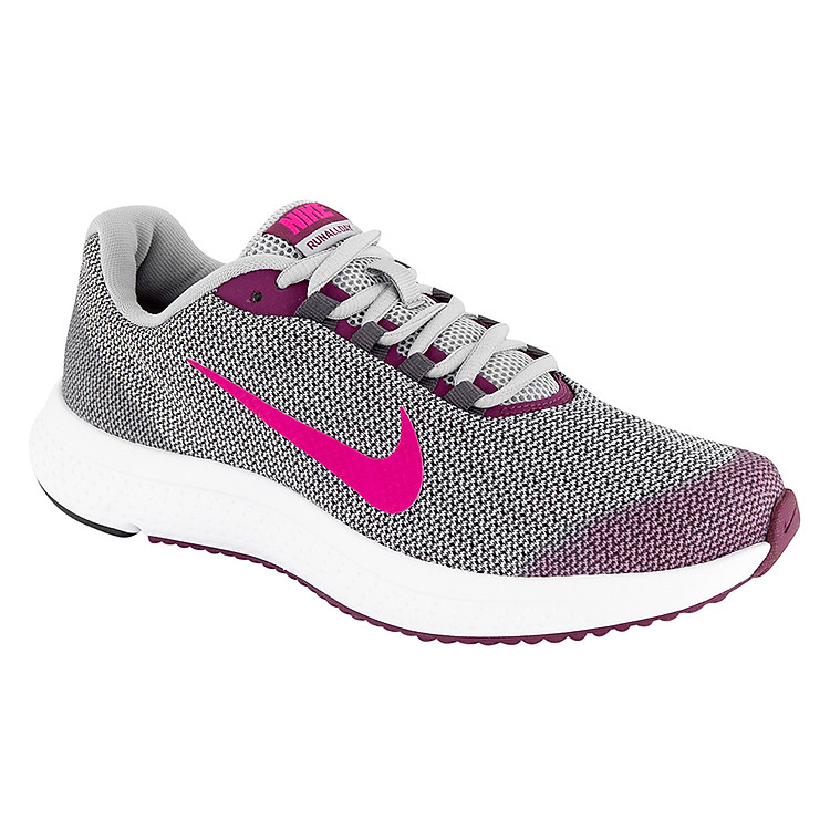 Giày Chạy Bộ Nữ Nike Runallday 898484-011 - Xám Hồng - Hàng Chính Hãng