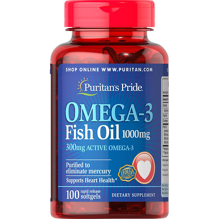 Thực phẩm bảo vệ sức khỏe OMEGA-3 FISH OIL 1000MG