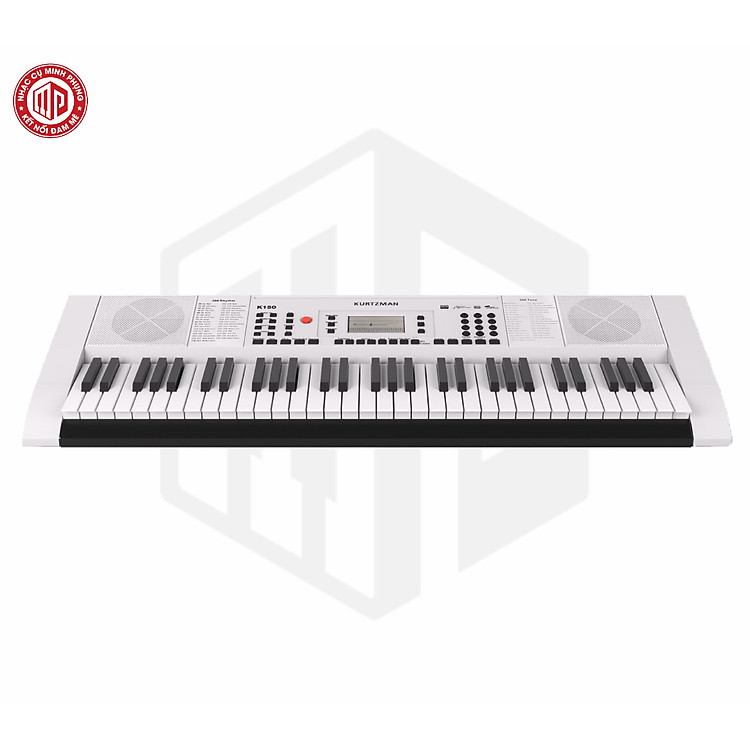 Đàn Organ điện tử/ Portable Keyboard - Kzm Kurtzman K150 - Best keyboard for Beginner - Màu trắng (WH) - Hàng chính hãng