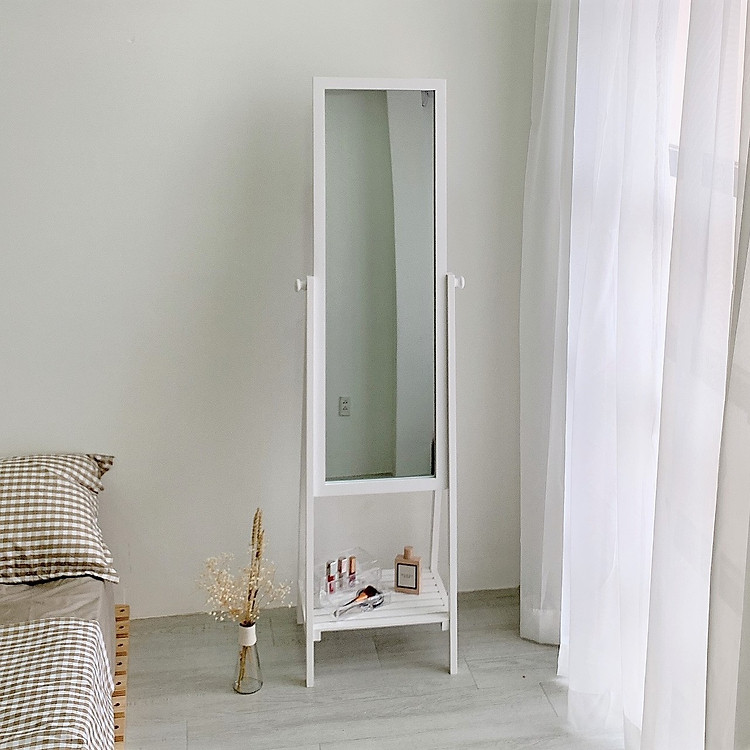Gương Kệ Soi Toàn Thân Khung Gỗ OCHU - Mirror Shelf